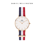 丹尼尔惠灵顿（DanielWellington）DW手表28mm白色表盘尼龙表带欧美风格学生手表DW00100354