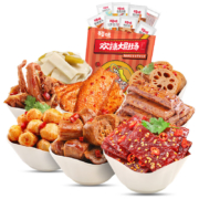 百草味 欢辣大剧场445g 鸭脖零食小吃网休闲食品麻辣夜宵
