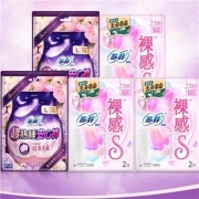 天猫U先：苏菲  安心裤体验装2包+裸感S体验装3包