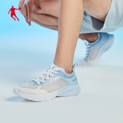 【乔丹氢速2.0】【咻-轻速科技】运动鞋乔丹男鞋2022秋季新款跑步鞋网面透气轻便减震跑鞋子官方 乔丹白/烟雨蓝-男 42
