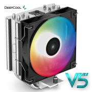 九州风神（DEEPCOOL）玄冰400幻彩V5CPU散热器（支持LGA1700 /多平台/支持AM5/4热管/12CM风扇/附带硅脂）