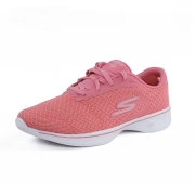 Skechers斯凯奇官方 GO WALK 4女士轻质绑带健步鞋运动鞋14175 14175/PNK 粉红色 36