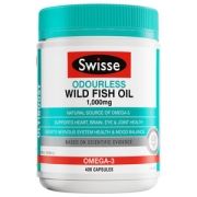 Swisse 无腥味深海鱼油软胶囊 1000mg*400粒