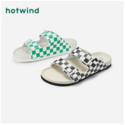 hotwind 热风 女款休闲一字拖 H60W2621
