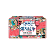 有券的上：苏菲  Sofy 弹力贴身棉柔日用卫生巾230mm 20片