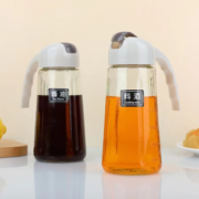 京东特价APP：莱妙依 玻璃油壶家 630ml 两个装