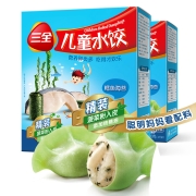 三全 儿童水饺 鳕鱼海苔口味 300g*2盒 84只 组合装 早餐水饺 速冻饺子 蒸饺 煎饺