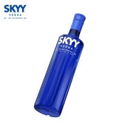 深蓝（SKYY Vodka）伏特加原味 原装进口洋酒鸡尾酒基酒   750ML69元