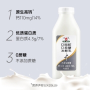 和润 O脂肪O蔗糖 880g 脱脂 无蔗糖 酸奶酸牛奶 风味发酵乳 益生菌 生鲜
