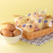 港荣 蒸蛋糕 饼干蛋糕 奶香原味 营养早餐面包糕点儿童休闲零食整箱孕妇零食品 送礼团购 奶香味900g .