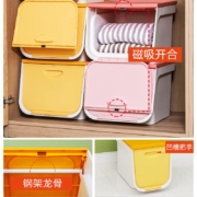 爱丽思（IRIS） 塑料斜口翻盖收纳箱玩具收纳箱衣物整理箱可叠加收纳盒前开式儿童玩具储物箱爱丽丝 【值】彩色S号 对标部分商家35L*三个装 套装优惠组合