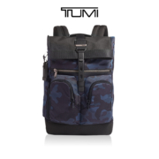 TUMI/途明Alpha Bravo系列环保迷彩翻盖男士双肩背包