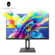 雷神 27英寸 2K IPS技术 三面微边 旋转升降底座 FreeSync/DP/HDMI/创意电竞办公/液晶电脑显示器/DQ27F75L