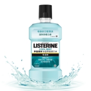 李施德林（Listerine）漱口水 冰蓝零度口气温和清新口气深层清洁 500ml 新老包装随机
