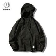 Miffy 米菲 男士外套春秋款潮牌ins工装多口袋夹克加棉加厚上衣
