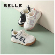 BeLLE 百丽 儿童学步运动鞋2022秋冬新款软底轻便休闲百搭男女宝宝小板鞋