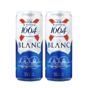 1664 白  啤酒小蓝罐330ml*2 罐