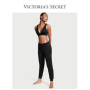 VICTORIA'S SECRET 维多利亚的秘密 维密 宽松系带罗纹休闲裤束脚裤长裤运动裤卫裤女