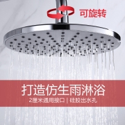 莱尔诗丹 Larsd AL8075 顶喷花洒头 花洒喷头顶喷 淋浴花洒顶喷 增压节水超薄圆形大顶喷 花洒通用配件