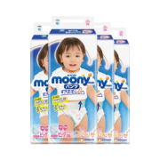 【自营】moony 小内裤 XL女38片*4宝宝日本尿布透气超薄尿不湿