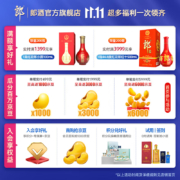 【佳节送礼】郎酒 郎牌郎酒子母郎礼盒 53度酱香型白酒【含礼品袋】 500ml+100mlx2瓶