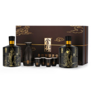 舍得 智慧讲堂 限量名人版 韩非子+鬼谷子 52%vol 浓香型白酒 500ml*2瓶 双支装