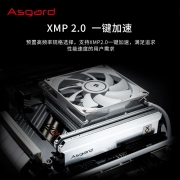 阿斯加特（Asgard）16GB(8Gx2)套装 DDR4 3600 台式机内存条 弗雷系列-钛银甲