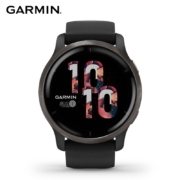 佳明（GARMIN) Venu 2 暗影黑 光学心率脉搏血氧音乐支付时尚触屏户外运动达人健身减肥智能手表