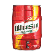 有券的上：WUSU 乌苏啤酒 红乌苏啤酒 5L