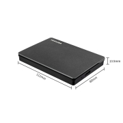 东芝(TOSHIBA) 1TB 游戏移动硬盘 Gaming系列 USB 3.2 Gen 1 2.5英寸 黑色 兼容Mac PlayStation Xbox One