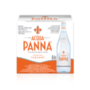 意大利原装进口 普娜（Acqua Panna）天然泉水750ml*12瓶（玻璃瓶）整箱
