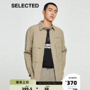 SELECTED思莱德男士秋新时尚夹克外套S|4213PQ001 卡其色 175/96A/M