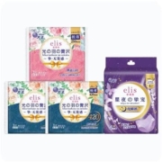 天猫U先：大王  elis爱璐茜  光羽卫生巾4片+夜睡裤2片
