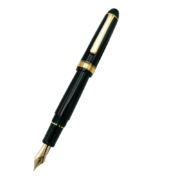 白金（PLATINUM）3776世纪钢笔新色 桂冠绿城堡白大型14K金笔尖PNB-13000 桂冠绿 F尖（书写0.5mm左右）