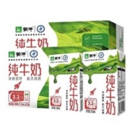PLUS会员：MENGNIU 蒙牛 纯牛奶 250ml*24盒*2提