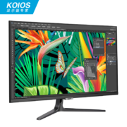 KOIOS K2723UD K2721UD升级版 27英寸4K IPS HDR窄边框 设计家用显示器 黑色