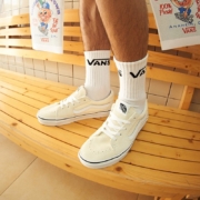 Vans范斯官方 SK8-Low小白鞋复古低帮奶白男鞋女鞋板鞋运动鞋 白色 42