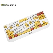 樱桃（CHERRY）MX 1.0 宝可梦 POKEMON 皮卡丘主题 游戏键盘 87键机械键盘 红轴