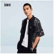 Semir 森马 男士短袖衬衫 101321104163