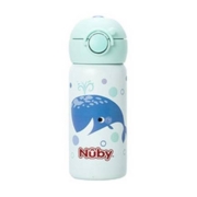 PLUS会员：Nuby 努比 儿童吸管保温杯 鲸鱼 300ml
