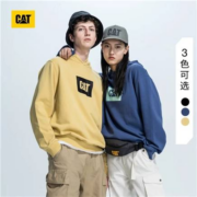 CAT logo印花 连帽卫衣