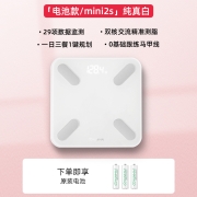 云麦好轻mini2S 智能体脂秤 体重秤电子秤体脂称家用 健身精准称重电池款