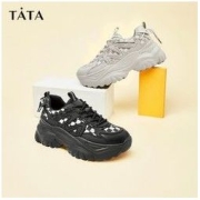TATA 他她 厚底棋盘格老爹鞋休闲鞋WLM02AM2