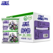 京东特价：欧亚 Europe-Asia 高原全脂纯牛奶 250g*12袋
