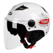 YEMA 野马 -329S 摩托车头盔 半盔 透明镜片