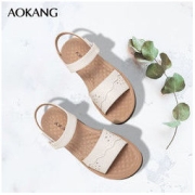 AOKANG 奥康 女士坡跟凉鞋