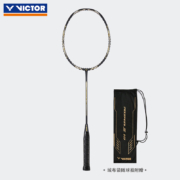 威克多（VICTOR） 胜利羽毛球拍极速JS10C单拍黑金10碳纤维职业快攻战拍进攻型明星款 JS-10C黑金【明星战拍】 4U(80-84.9克)