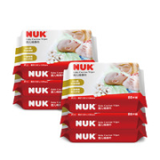 NUK 婴儿棉柔巾 80抽*6包