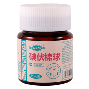 有券的上：江赫 医用碘伏消毒棉球 25粒/瓶