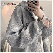 HELLOKOMA HELLO KOMA2022新款春秋季休闲棒球服时尚潮流帅气中学生夹克外套